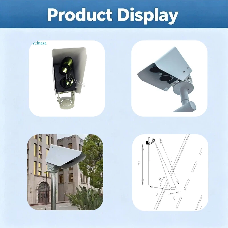 DSC3000 Laser Remote Sensing Road Condition Monitoring Systems Road Surface Temperature Sensor Road Condition Detector