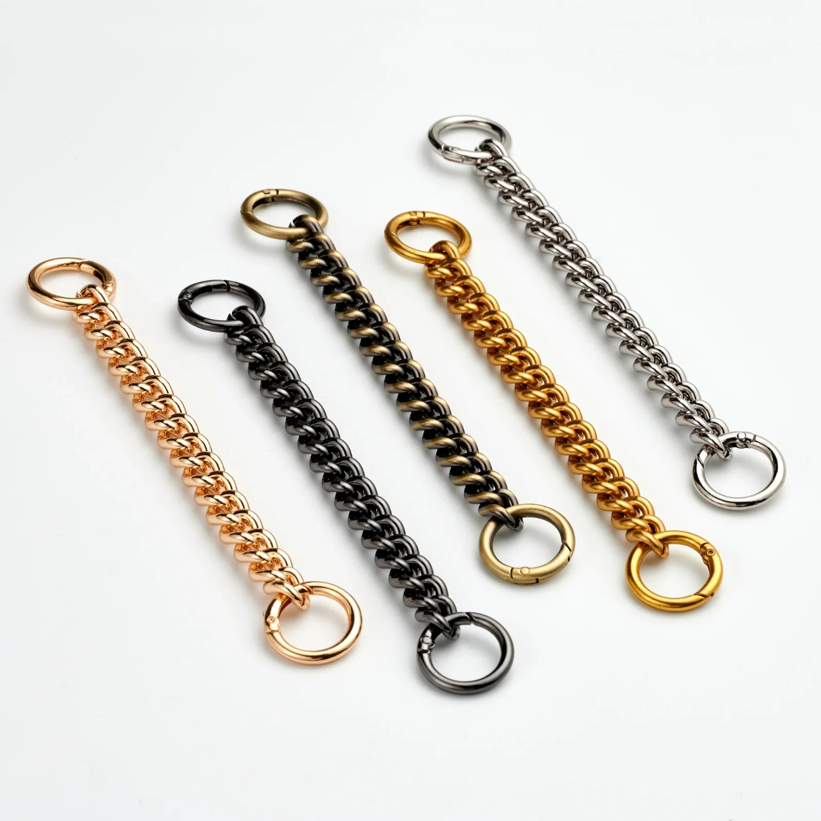 حقيبة حزام موسع DIY حقيبة يد محفظة سلسلة مع أبازيم معدنية للمحافظ حقائب اليد محفظة مخلب حقائب الكتف Crossbody #6