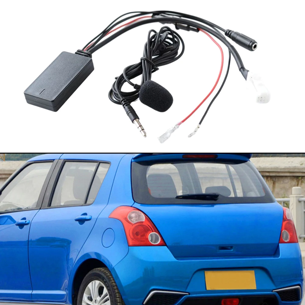 1x Bluetooth-совместимый модуль, автомобильное радио, AUX, Bluetooth-совместимый адаптер громкой связи для Clarion для Suzuki JieRui-BT 6108 5,0