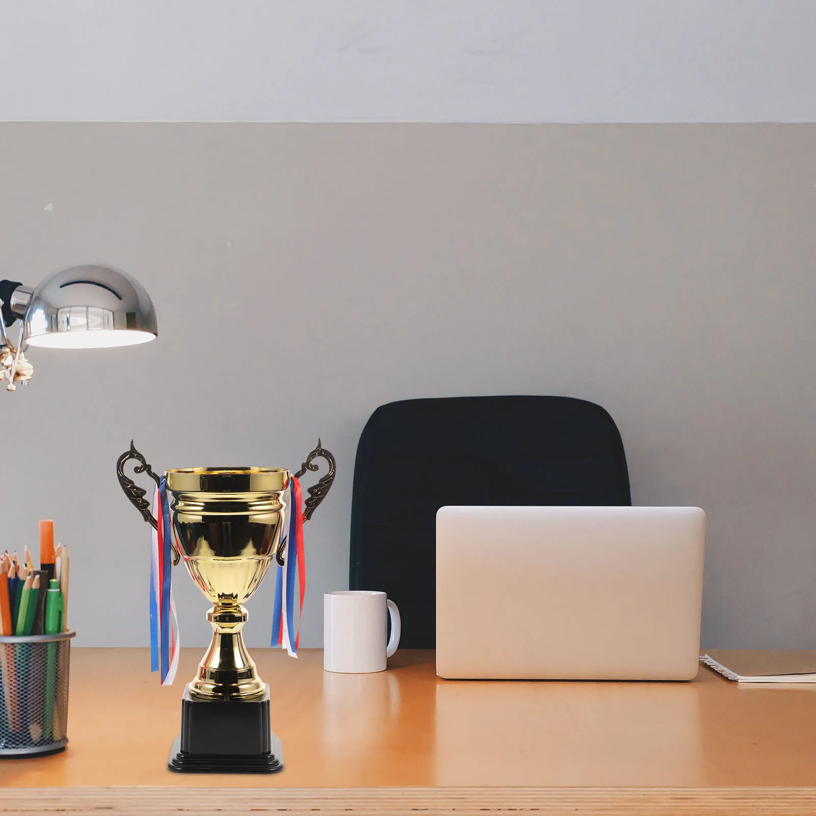 

1Pcs Golden Metal Trophy 41cm Alloy Base for Sports Competition School Tournament Basketball Game Award Trophy