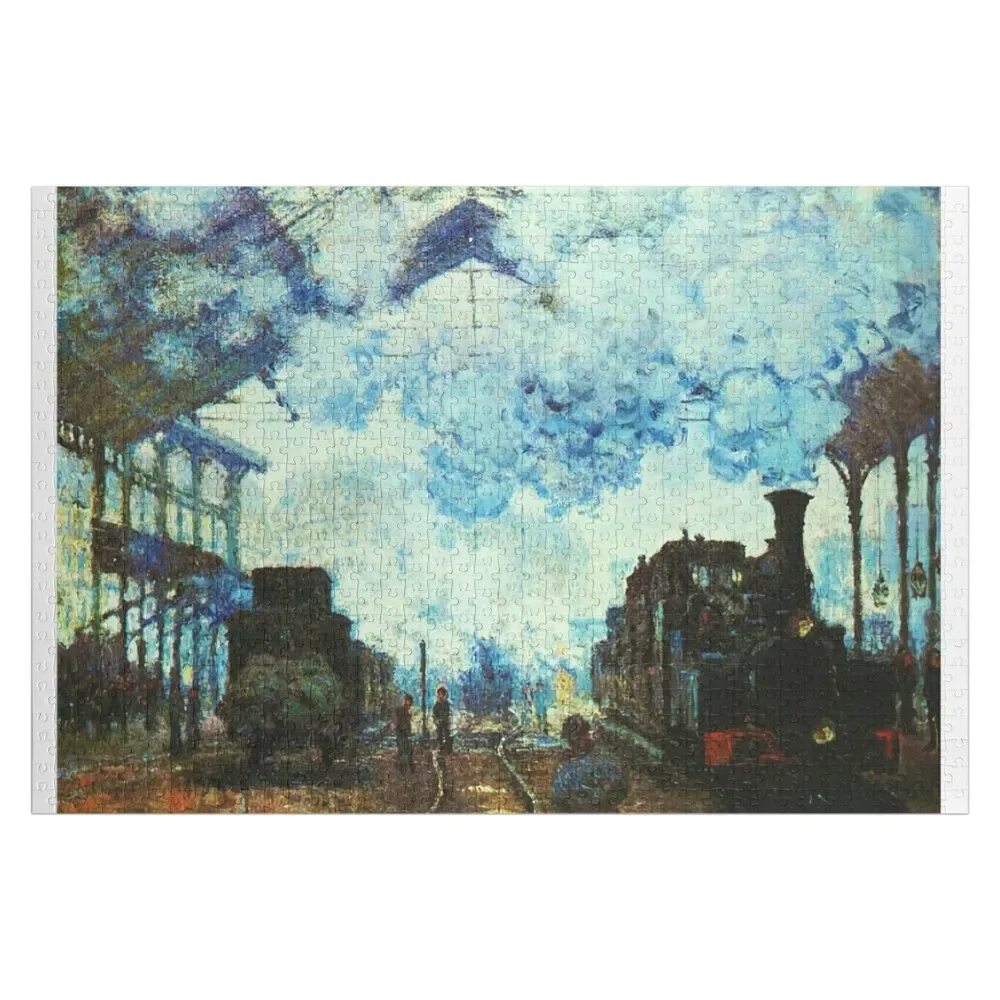 

Gare St.-Lazare: Arrival of a Train by Claude Monet Jigsaw Puzzle Animal Name Wooden Toy Puzzle