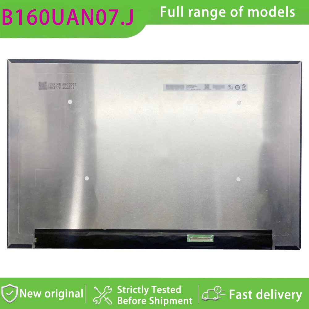 B160UAN07.J 16.0 Inch Wuxga 10 Aspect Ratio Ips Grade Lcd Display Panel Matte Non-touch  165hz Refresh Rate for Laptop
