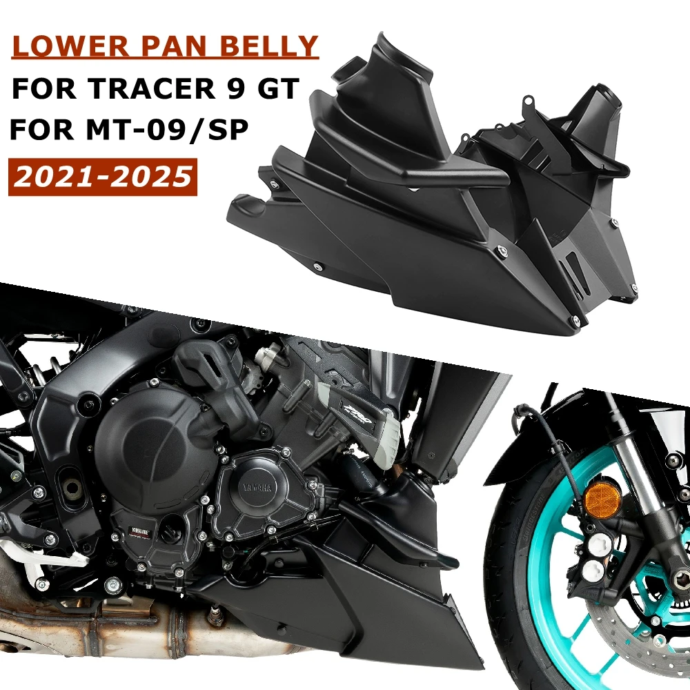 

Motorcycle Belly Pan For Yamaha MT09 SP MT-09 MT 09 2021-2025 Engine Chassis Spoiler Fairing Guard Cover Protector TRACER 9 GT