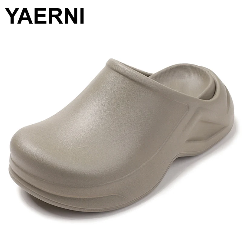 Large Size Summer Women 6 Platform 6.5cm High Heels Slippers Female Slip on Fashion Lady Internal Elevation Casual Beach Slides