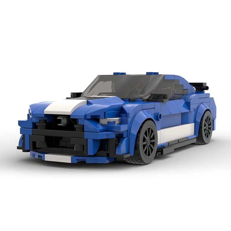 MOC GT500 Speed Champions Super Sports Cars Building Blocks Bricks Set Kids Toys Gifts For Boys And Girls