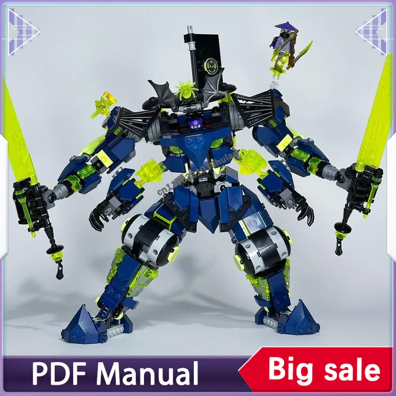 ชุดตัวต่อบล็อก เมเชนสไตน์ หุ่นยนต์ผี อุปกรณ์เสริมตกแต่ง ตัวต่อสำหรับผู้ใหญ่ ของตกแต่ง ของขวัญคริสต์มาส