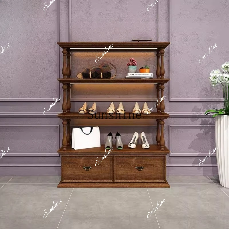 Retro display jewelry jewelry museum custom against the wall high cabinet  FT
