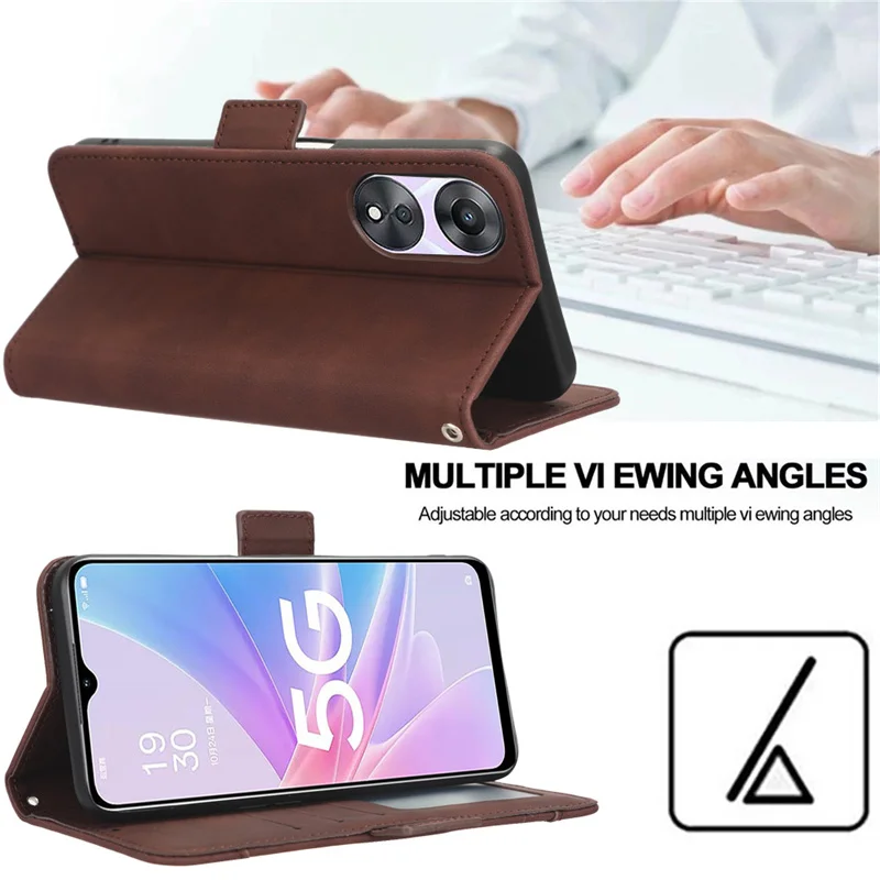 For Xiaomi Poco M7 4G Global Leather Wallet Flip Type Multi-card Slot Leather Book Design Cover For Xiaomi Poco M7 4G Phone Case