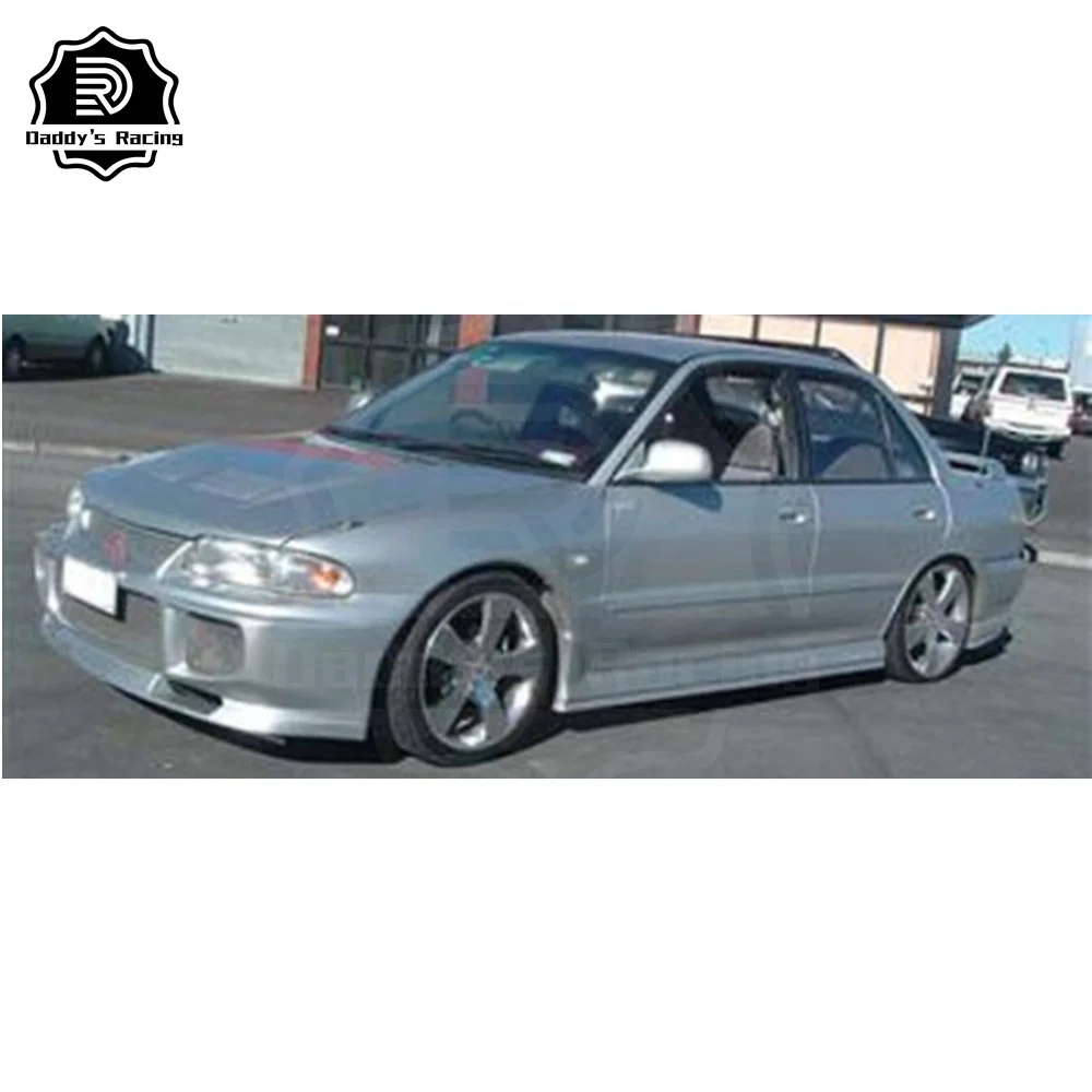 DD Style Fiber Glass Body Kit Fit for Mitsubishi Evolution 3 EVO 3 93-96 Front Rear Bumper Side Skirts High Quality 5 PCS