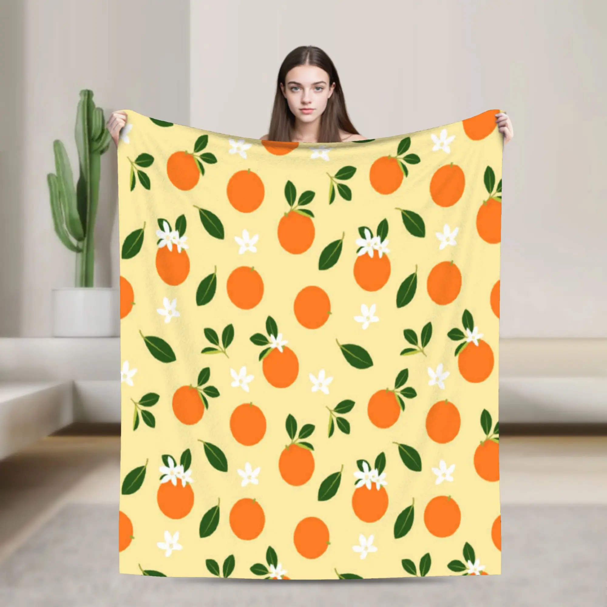 Cute Fruit Vegetable Plush Blanket Girls Boys  Flannel Bedding Throws For Living Room Soft Customized Quality Bedspread Gift