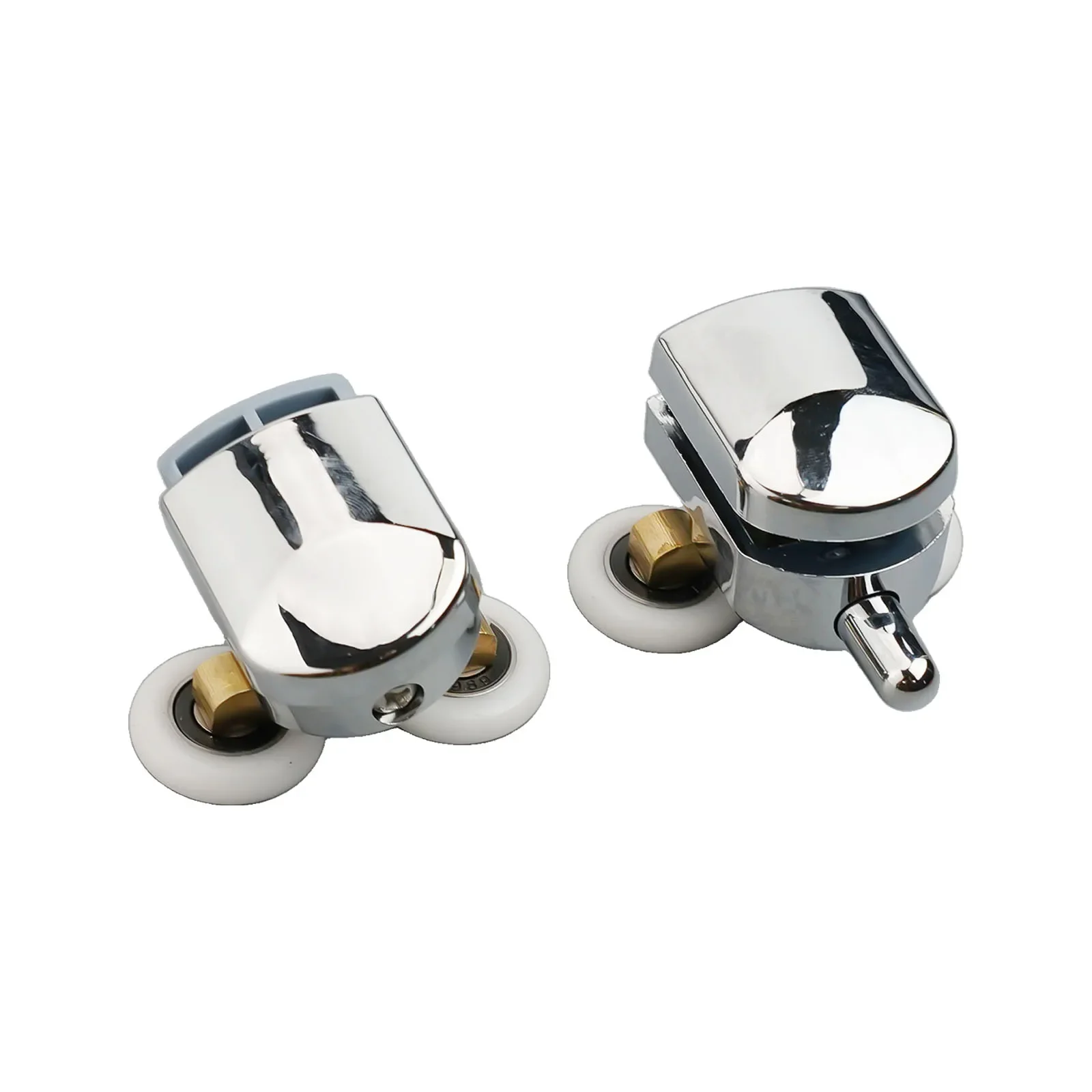 Metal Roller Set For Bathroom Shower Doors 4Pcs With Anti Rust Properties Suitable For Steam Room And Wet Environment Use
