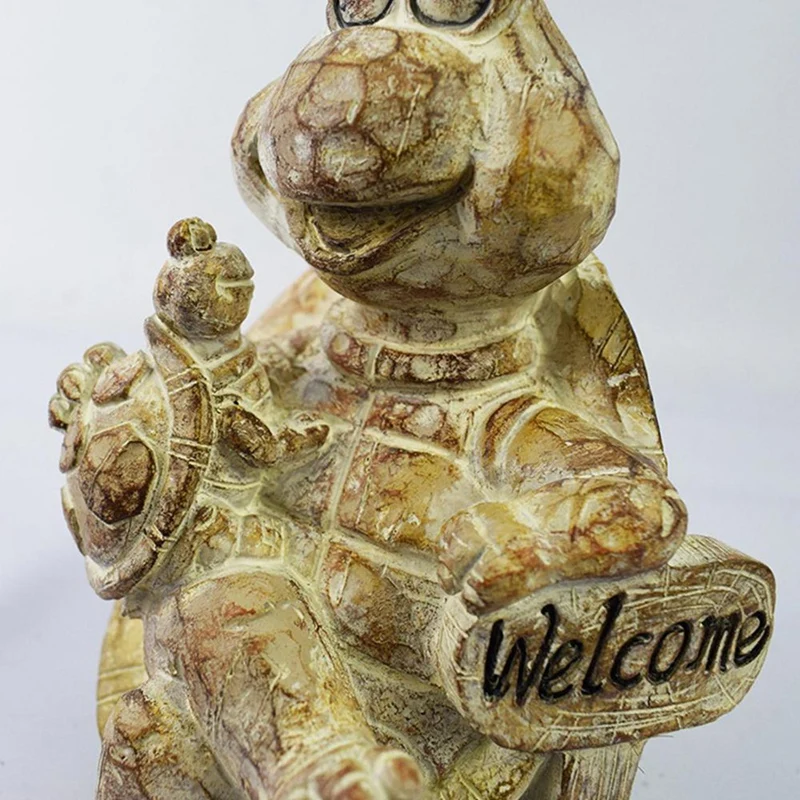 Piquet solaire en résine de tortue de mer, 62 piquets pour jardin, statue d'animal gravée, paysage solaire étanche, offre spéciale