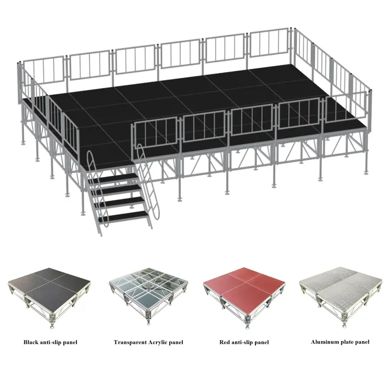 High-Strength Customizable Lightweight Aluminum Alloy for Stage Truss System Durable Event Buildings for Performances Plywood