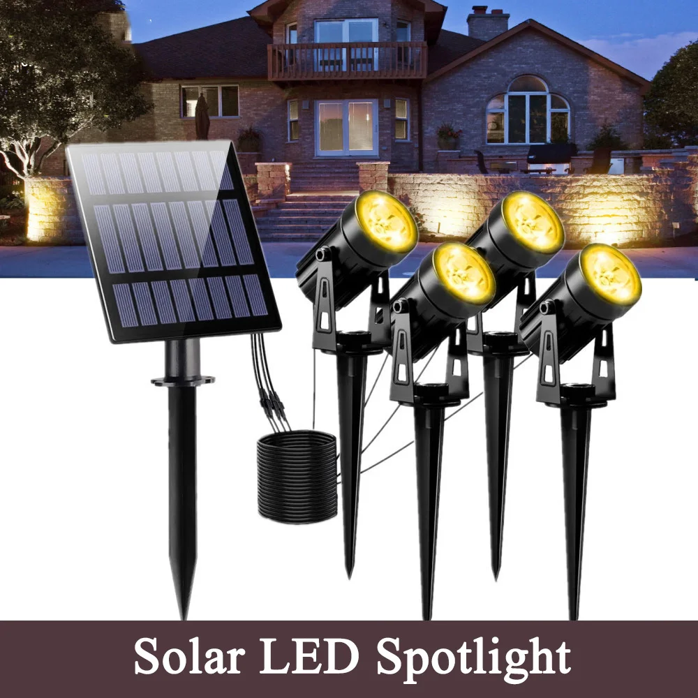 

Solar LED Landscape Light Outdoor IP65 Waterproof Garden Yard Path Lawn Lamp for Patio Path Holiday Decor Lighting