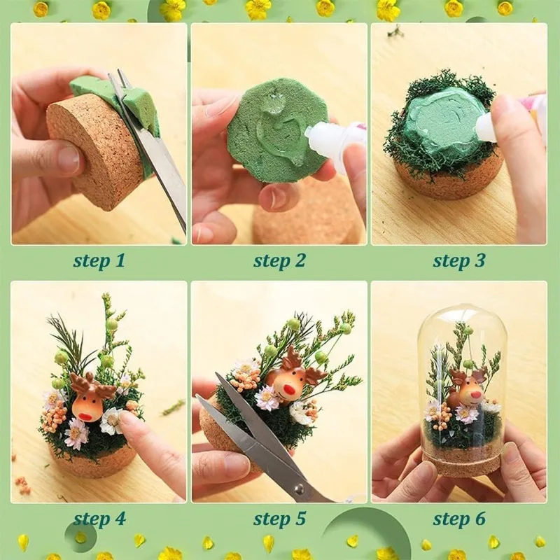 30 แพ็ค 15ml ขวดแก้วขวดแก้ว Cloche โดมตกแต่งขวด 1.5x1.1 "พร้อม Cork Stoppers สําหรับ PARTY Favors Art