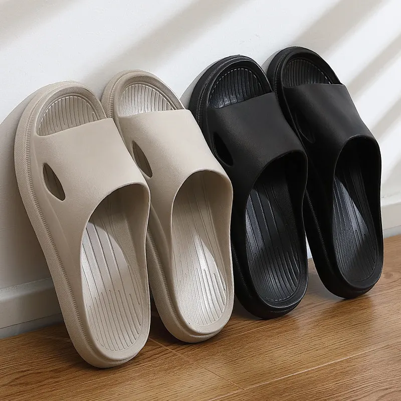 Soft Cloud EVA Lightweight Indoor Slippers Women Summer 2026 Non Slip Bathroom Shower Slippers Men Plus Size House Slides Unisex