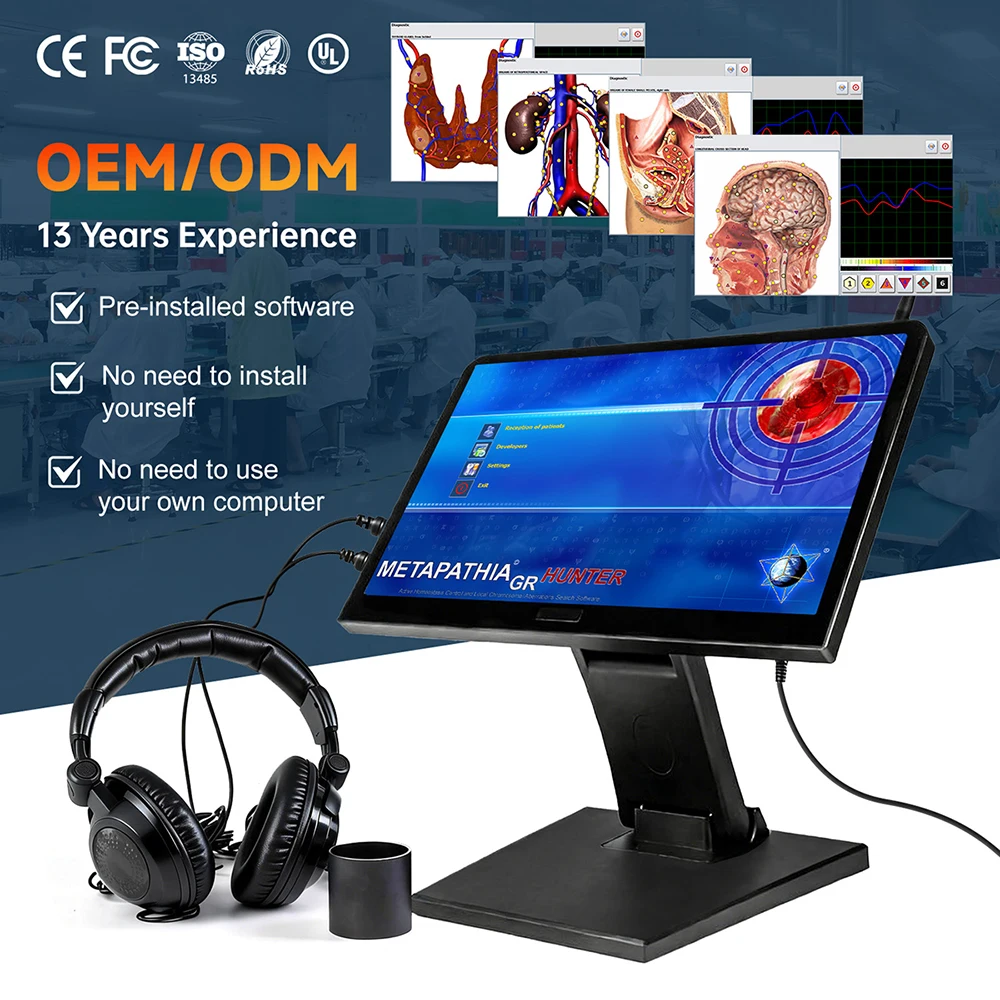 Professional Metatron Hunter 4025 Meta 18D 25D NLS Bioresonance Health Analyzer Biofeedback Body Scanner Analysis System