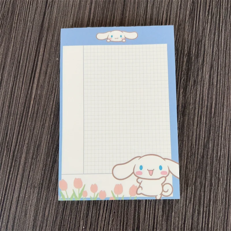 Sanrio Notebook Cartoon Kuromi My Melody Cinnamoroll Notepad Cute Message Book Student Stationery Wholesale