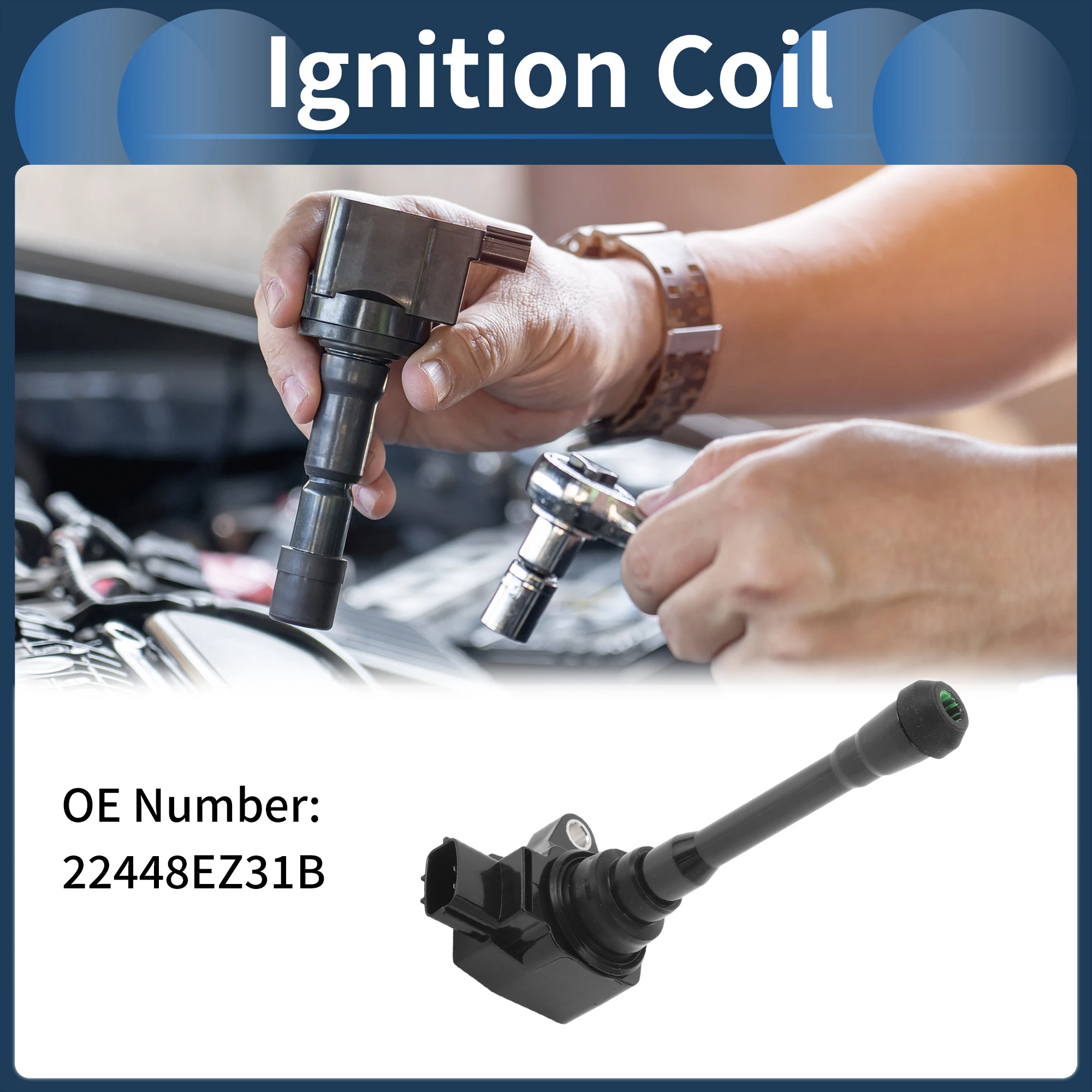 

UXCELL Пакет катушек зажигания No 2248EZ31B для Nissan NV2500 17-21 V8 5,6 л