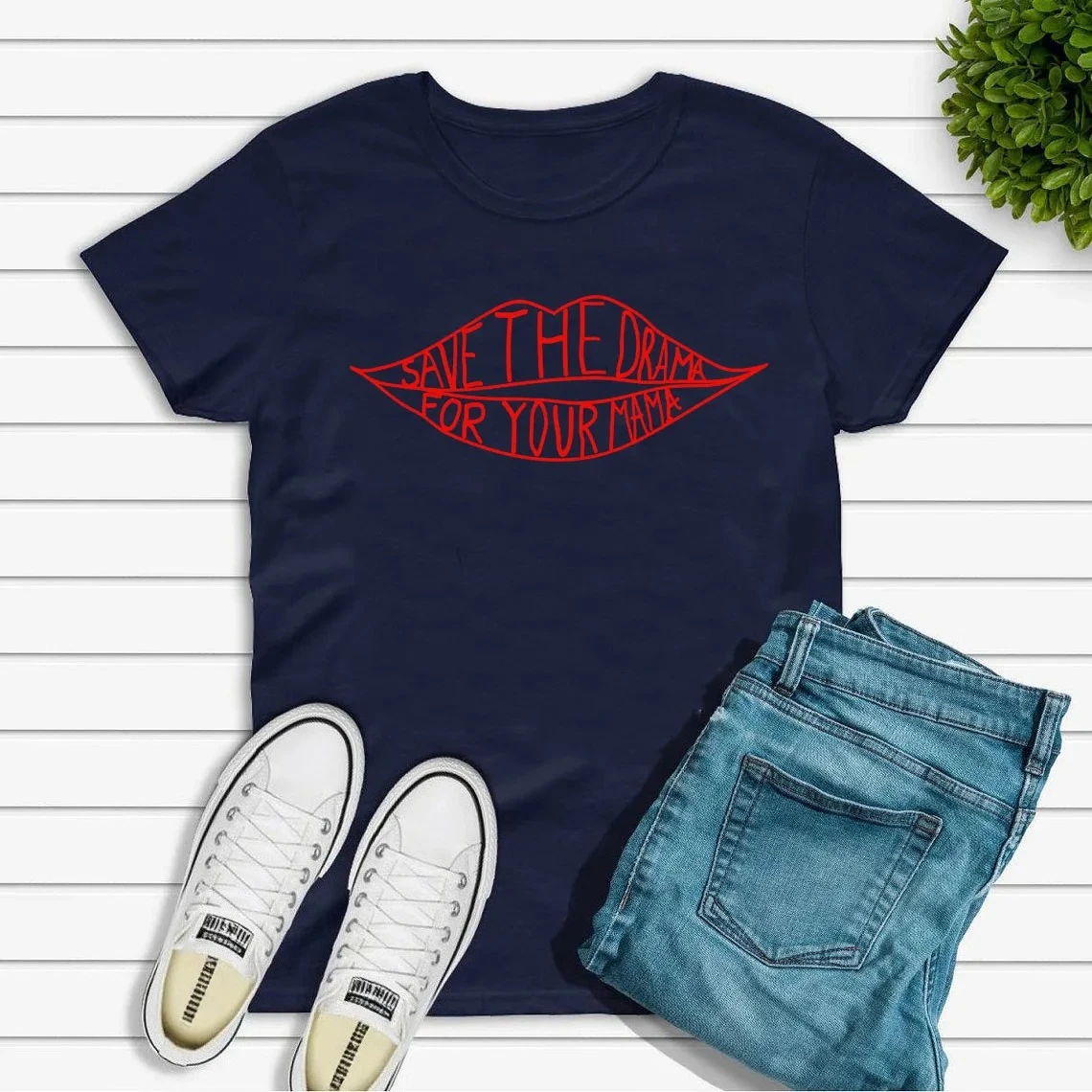 Save The Drama for Your Mama T Shirt Friends Tv Show Rachel Green T-Shirt Unisex Graphic Tees Tops Mothers Day Gift