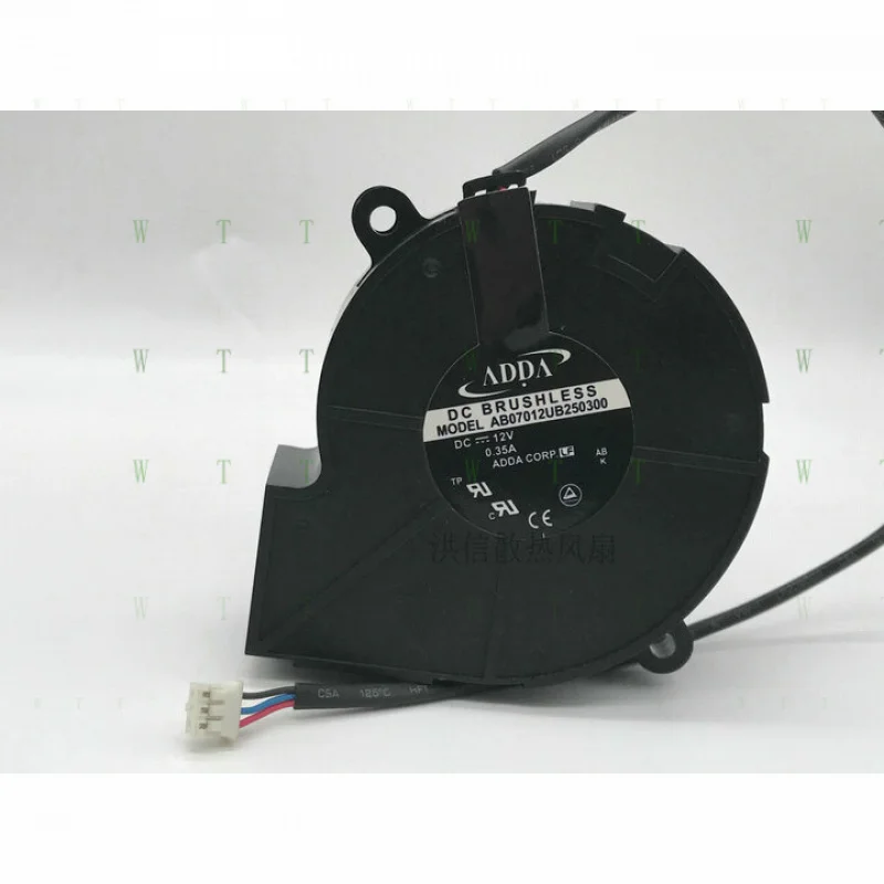 

H 1 PCS ADDA Fan AB07012UB250300 DC 12V 0.35A 7025 7CM 3 PIN