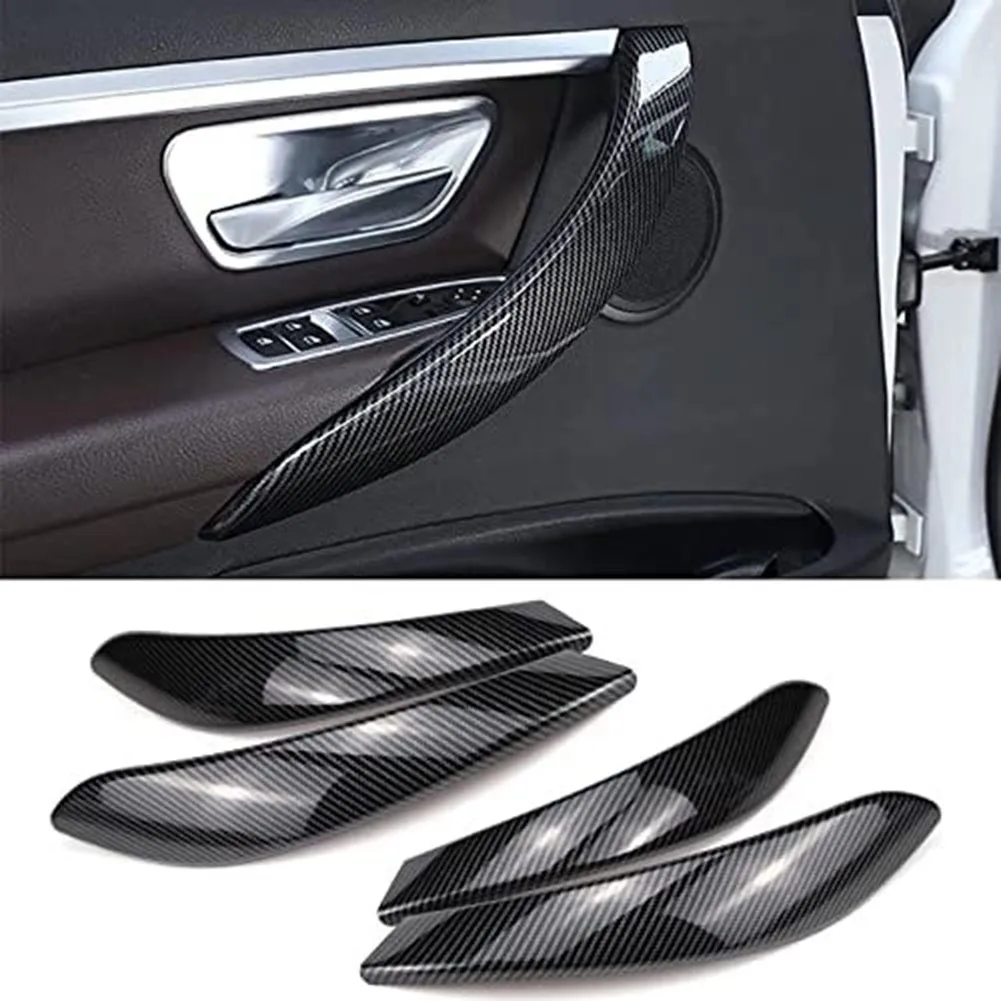 

Carbon Fiber Door Pull Handle Cover For BMW F30 F31 F33 3Series 320 2012-2018