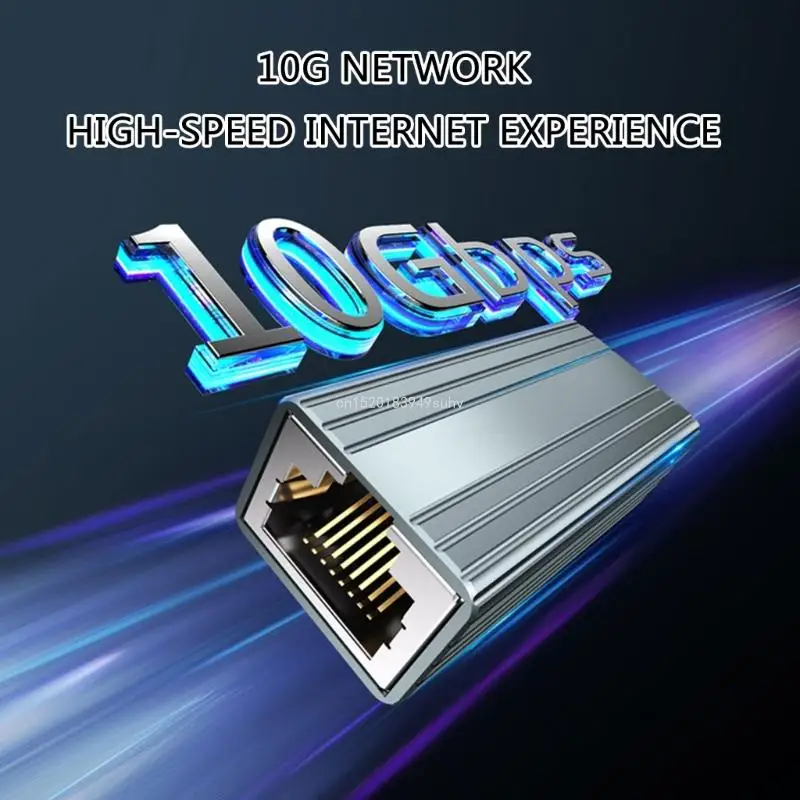 RJ45 Coupler RJ45 LAN Cable Extension Joint LAN การเชื่อมต่ออะแดปเตอร์,10000Mbps 10Gbps Fast Transfer