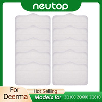 Mopping Cloth Compatible with Xiaomi Deerma DEM ZQ100 ZQ600 ZQ610 Handhold Steam Vacuum Cleaner Rag Replacement Accessories Part