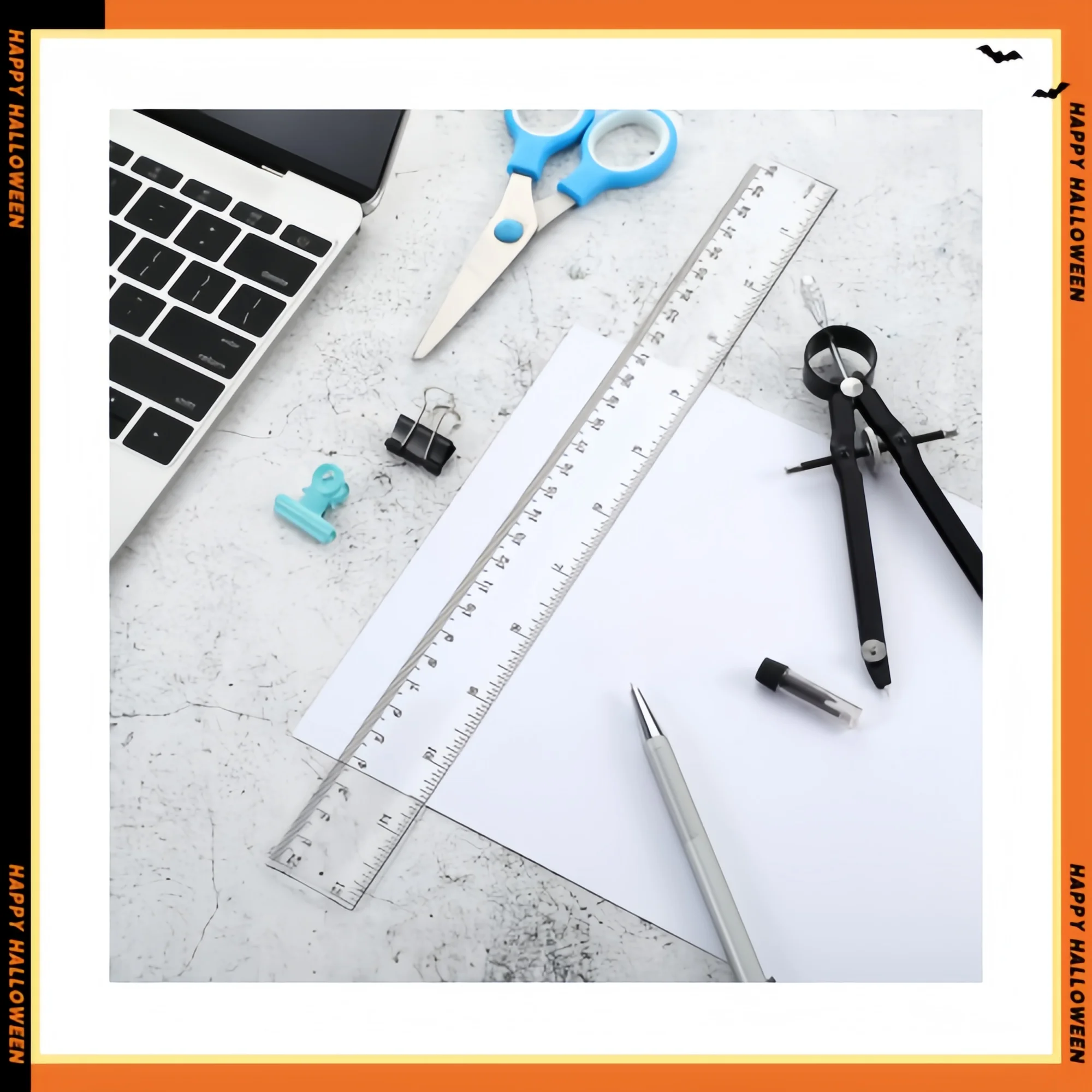 20 عبوة من مساطر 12 بوصة - مكتب مدرسي متري مرن من البلاستيك الشفاف #4