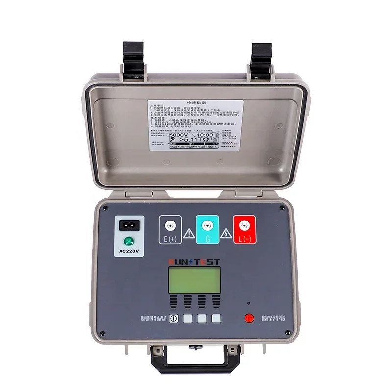 Fast test high precision intelligent high-voltage Ohm Meter 5 kv insulation resistance Measuring Instrument tester