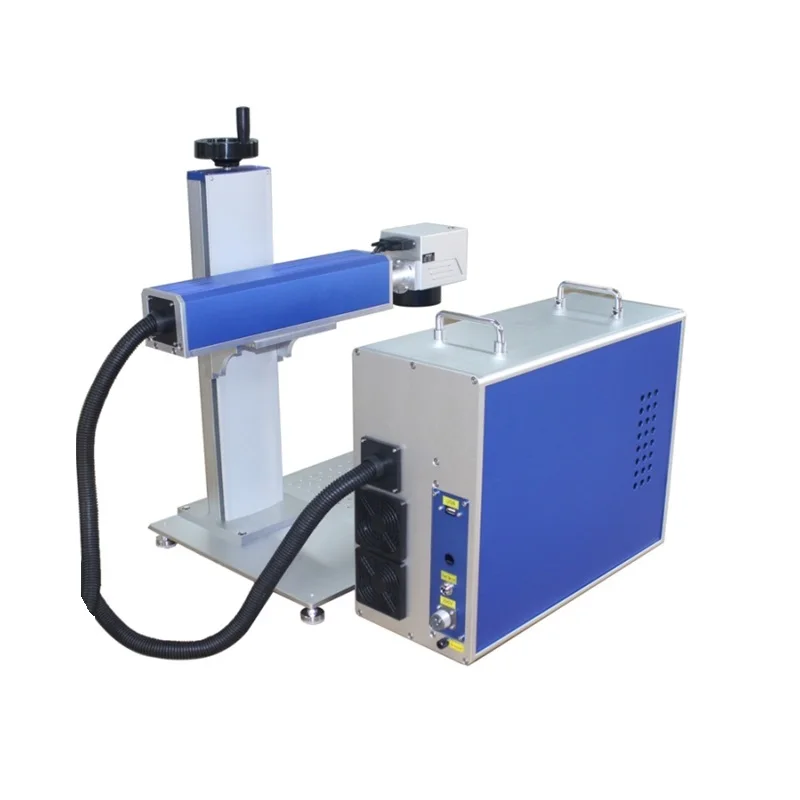 JPT M7 MOPA 60W Laser Cutting Machine 50W Raycus Fiber Laser Marking Machine For Metal Engraving With Rotary Axis