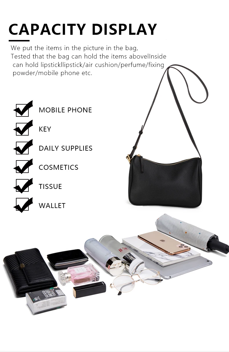 Kleine Handtasche für Damen, Trend 2026, Umhängetasche, modische Winter-Ledertasche für Damen, neuer Luxus. – Detail 8