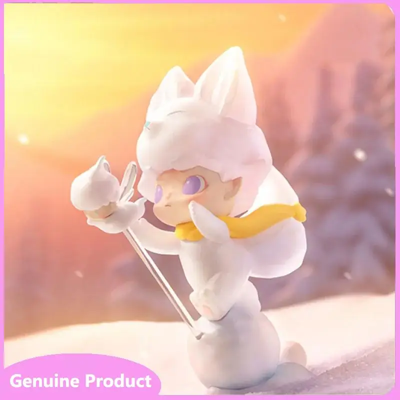 

100% Original Dimoo Letters From Snowman Series Blind Box Toys Kawaii Surprise Doll Anime Figure Home Model for Girls Gift