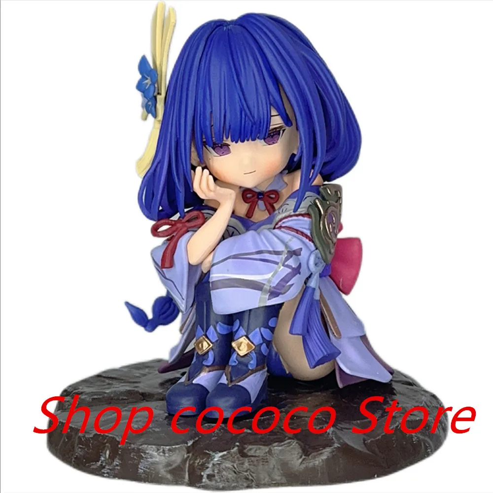 

14cm Genshin Impact Anime Figures GK Raiden Shogun ACTION figures PVC figurine Cute girls collection Model doll Toys gifts