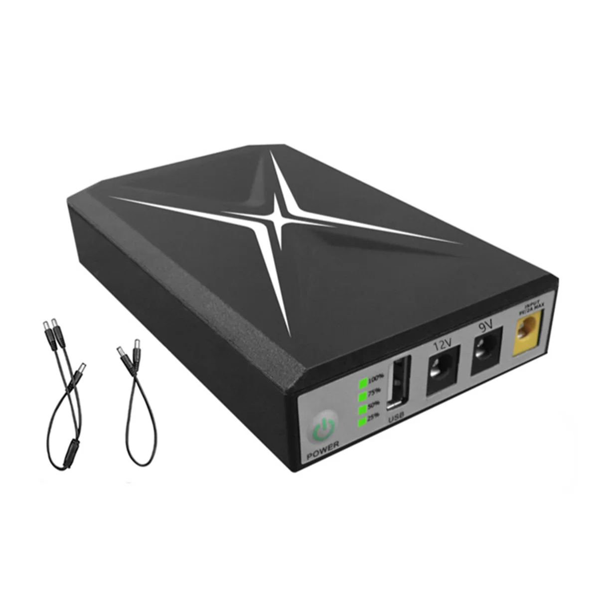 

T85C 10400 мАч DC UPS маршрутизатор бесперебойного питания 9 В 12 В 18 Вт резервная батарея мини-ИБП USB Wi-Fi маршрутизатор для источника питания видеонаблюдения