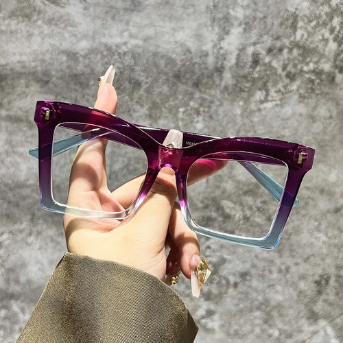 Imagen 2 del producto Gafas de lectura con bloqueo de luz azul para hombres y mujeres, gafas de presbicia de diseño de marca de lujo, protección ocular a la moda, gafas de visión de lejos