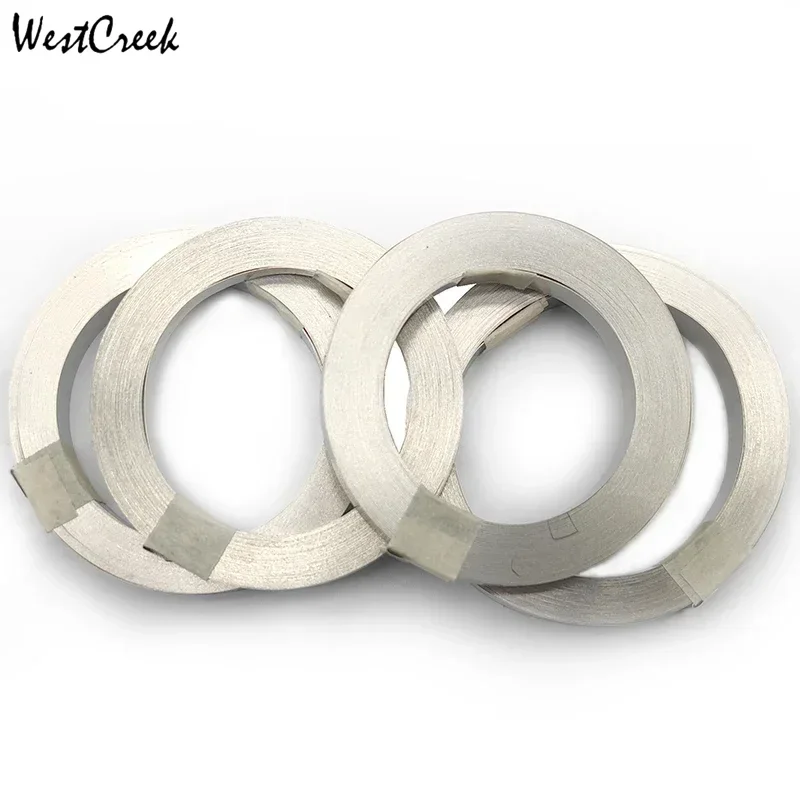 WESTCREEK Width 8/10mm Li-ion Battery Nickel Plated Belt Strip Connector Spot Welding Machine Battery Welders 5/10M 0.15/0.3mm