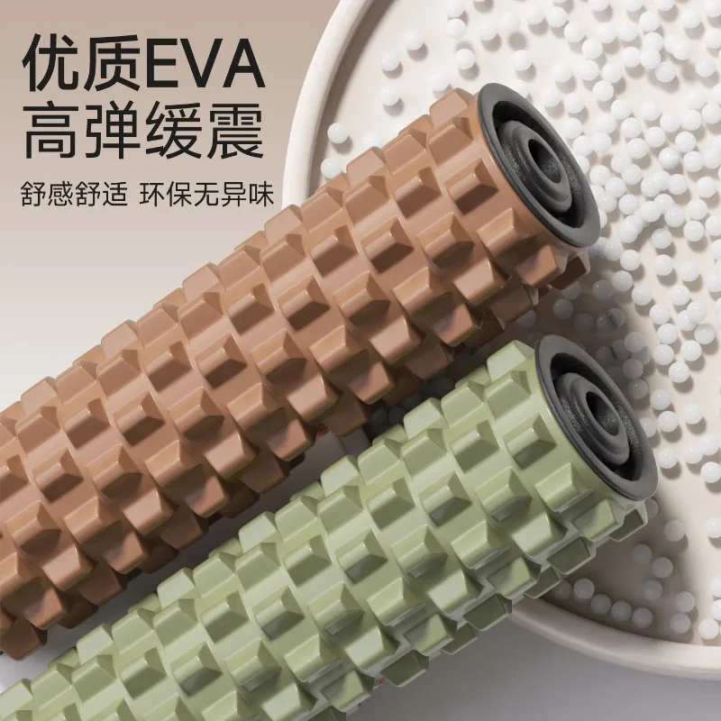 Yoga Column Yoga Equipment with Support Suction Cup Mace Foam Roller for Fitness Supplies Muscle Relaxer Body Exercise Massager