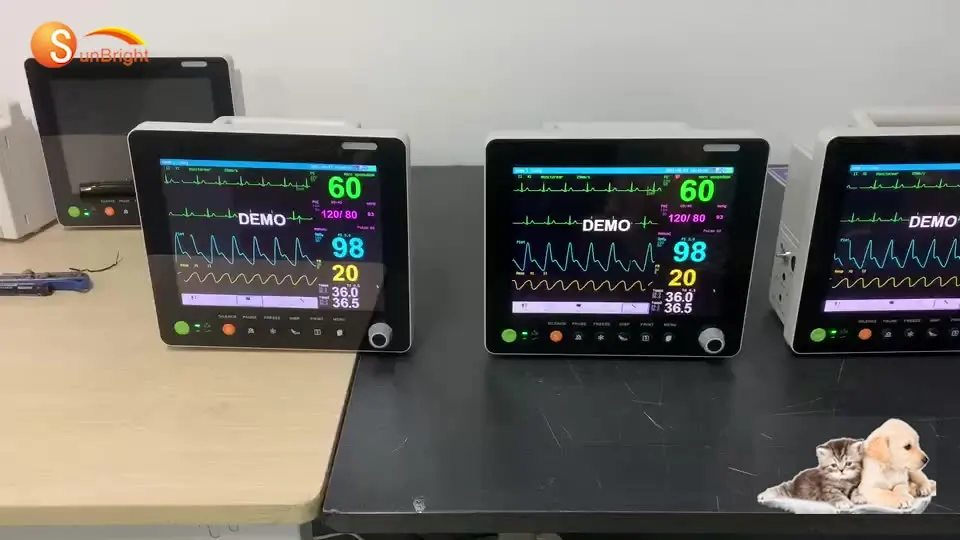 Vet use vital signs monitor Equipment Portable Multi-parameters Veterinary Monitor for animals