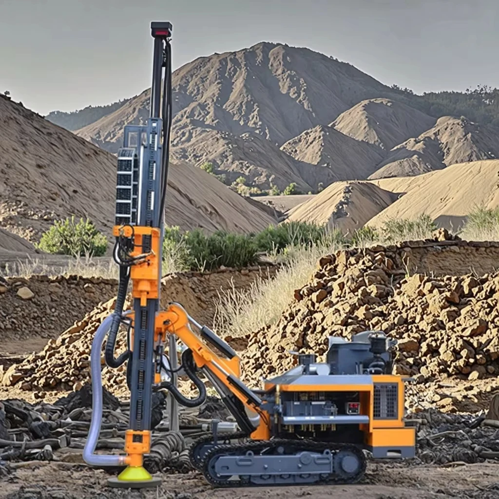 Diesel-Powered Rotary Hydraulic Mine Drilling Rig with Easy Operation for Open Use