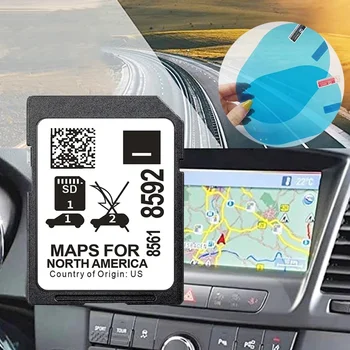 GPS Accessories Update Maps Buick Cadillac Chevrolet GMC 2023 Navigation System SD Card North America Map 32GB GM 8561 8592