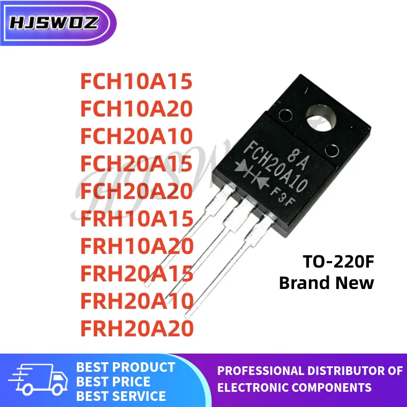 10 piezas/lote TO-220F FCH20A20 FCH20A10 FCH10A15 FRH10A20 FRH20A15 FRH20A10 FCH10A20 FRH10A15 FRH20A20 FCH20A15 Diodo Schottky Nuevo