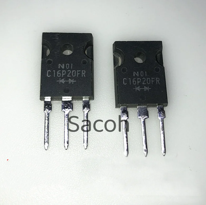 

Refurbished Original 10Pcs/Lot C16P20FR OR C16P30FR OR C16P40FR TO-247 16A 200V/300V/400V Anode Common Ultra Fast Recovery Diode