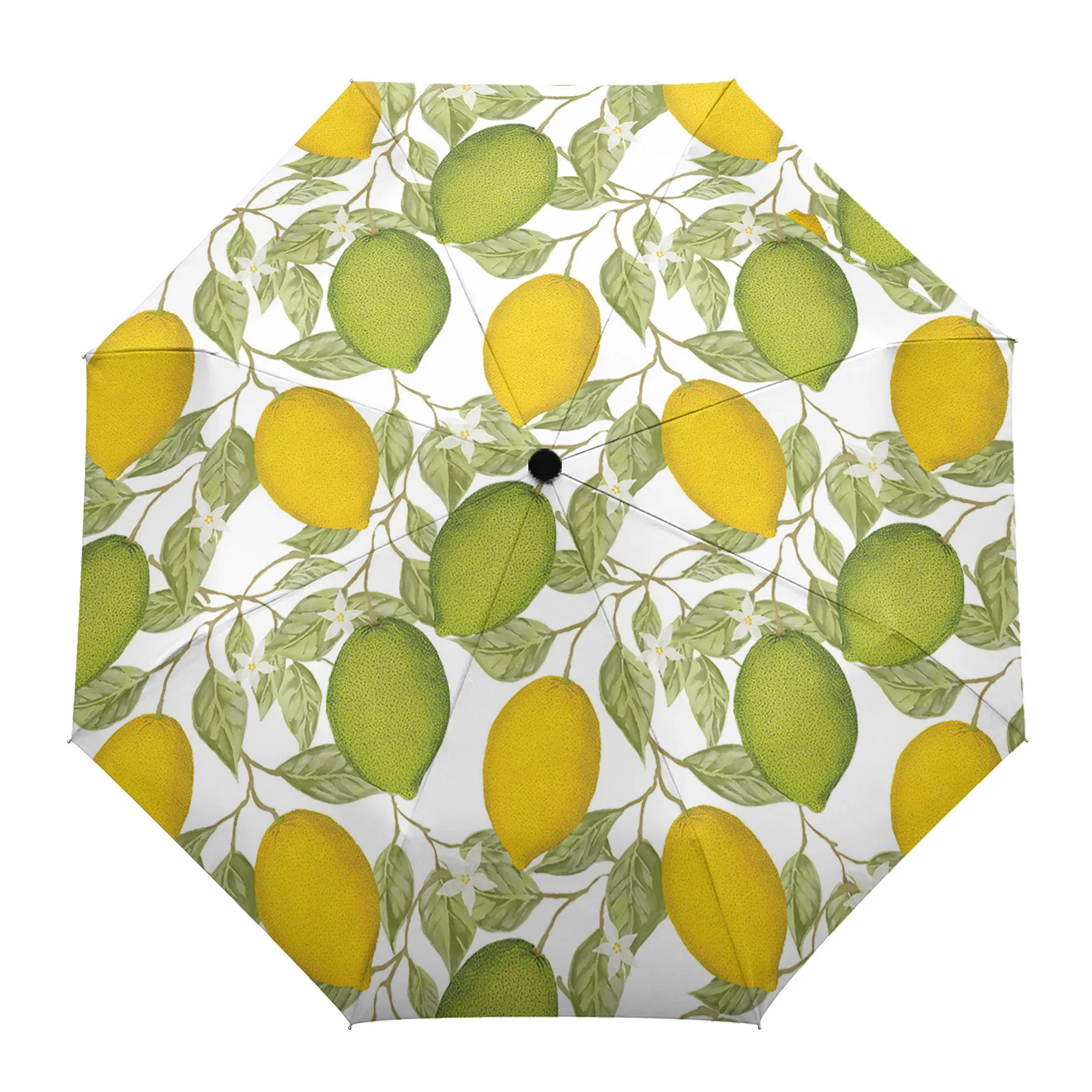 

Fruit Lemon Flower Automatic Umbrella Travel Folding Umbrella Portable Parasol Windproof Umbrellas