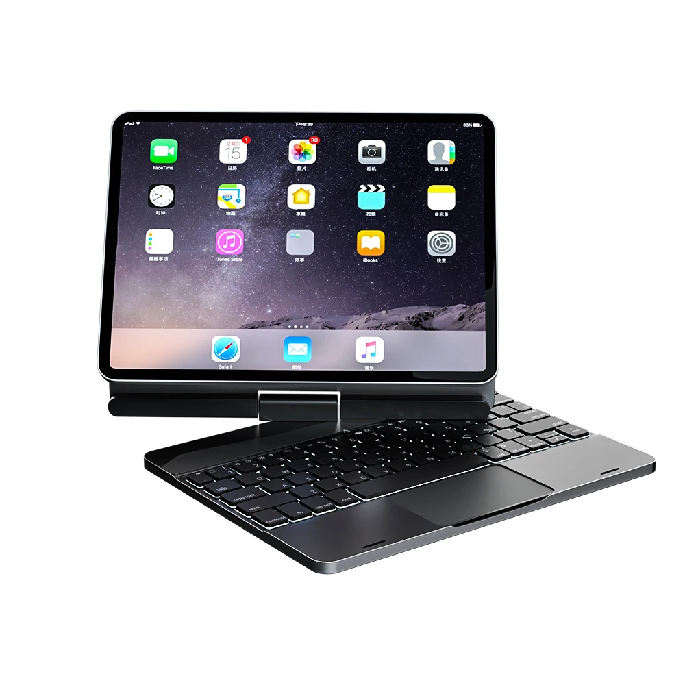 For Hot Selling New  Multi-Functional Portable Durable 360 Degree Rotation Keyboard Case New For  Ipad Pro 2018/2020/2021