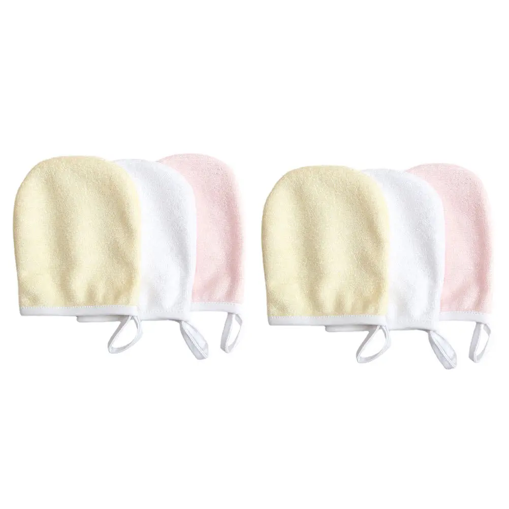6Pcs Eco Friendly Fiber Makeup Removal Pads for Dry Oily Skin Gift Face Cleaning Pads