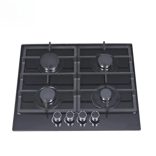 4 موقد غاز للاستخدام المنزلي تصميم مدمج للتثبيت