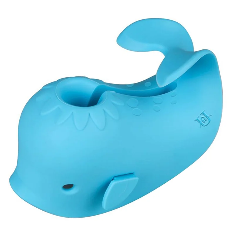 

A63T-Bathroom Faucet Cover For Kids,Bathtub Spout Protector Silicone For Baby Bathroom Tub, For Toddlers Bath Blue