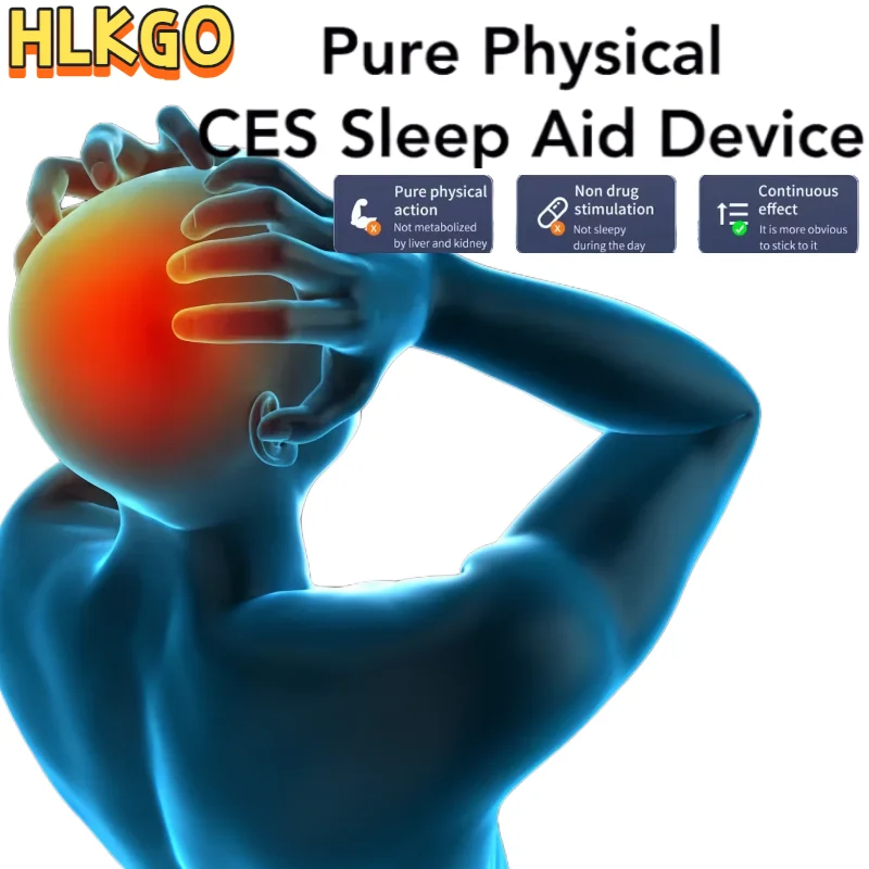 Portable Vagus Nerve Stimulator Anxiety Device Ear Clip for Insomnia Relief, Sleep Improvement & Neurofeedback