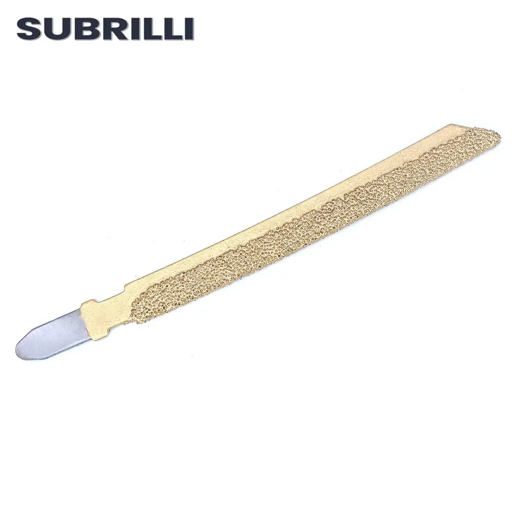 SUBRILLI Diamond Jig Saw Blade T-Shank 4 นิ้วสูญญากาศ Brazed ตัดเพชรใบเลื่อยลูกสูบสําหรับกระเบื้องหินแกรนิตคอนกรีต